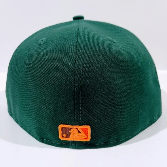 BOSTON RED SOX MLB GREEN AUTUMN COLLECTION Fitted Hat with World Series Patch. - Picture 4 of 10